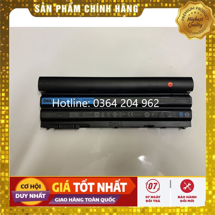 Pin(battery)Original Dell 9Cell E5420 E6420 E6520 E6530 E6440 E6550 M5Y0X 97Wh - PIN ZIN BẢO HÀNH 6 