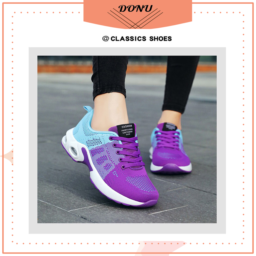 Giày chạy bộ nữ đế mềm siêu nhẹ, giày thể thao tập gym mới nhất 2021- gttn002