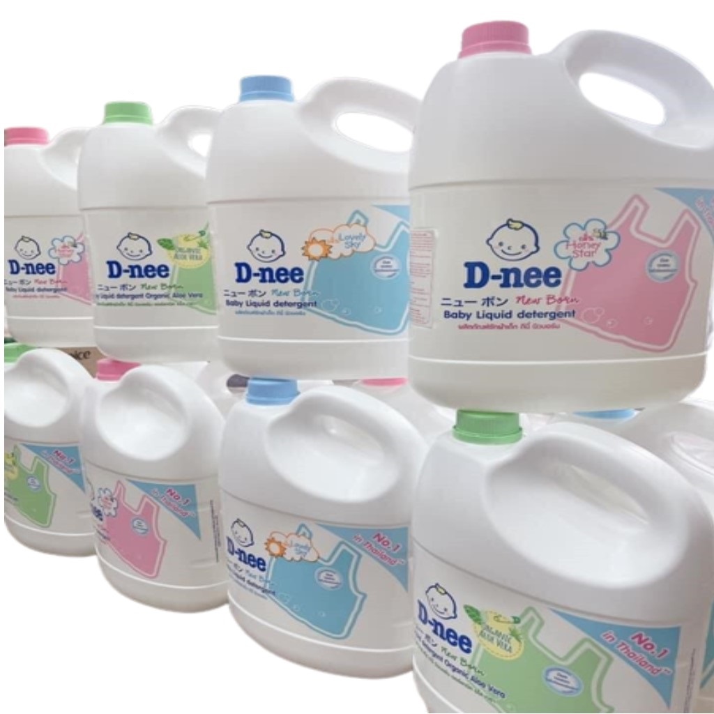 (NHẬP KHẨU) Nước giặt quần áo em bé Dnee 3000ml, 550ml - Nước Giặt Xả Cho Trẻ Em an toàn, Chính hãng Công ty ! .! !