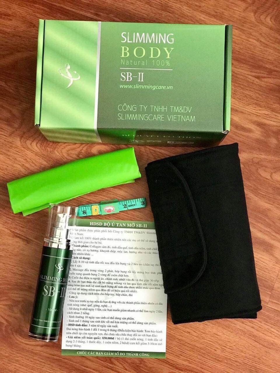 Bộ đai ủ nóng siết eo slimming body