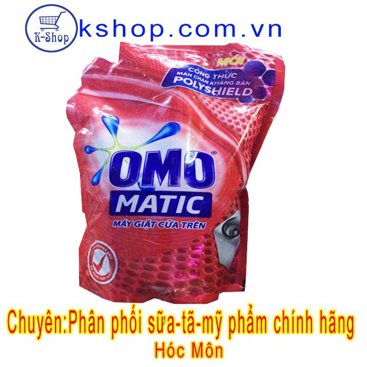Nước giặt OMO Matic máy giặt cửa trên túi 1.7kg