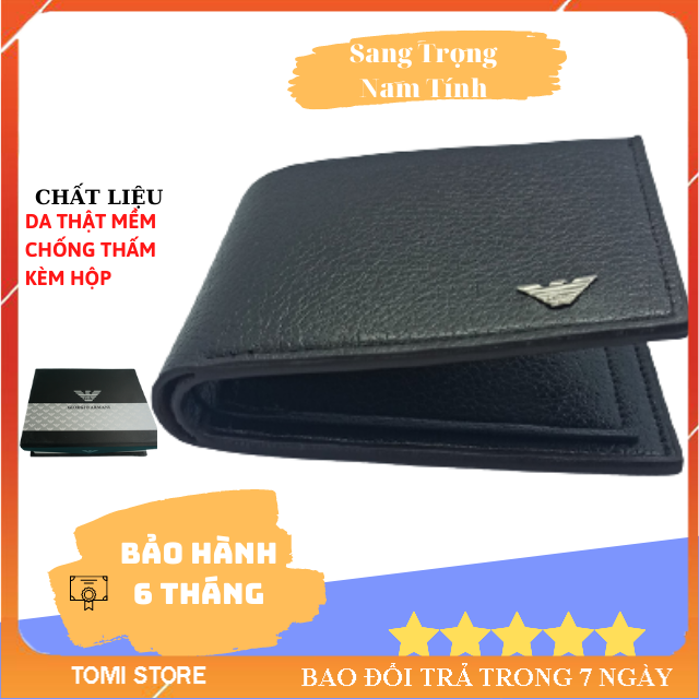 [HCM][ẢNH VIDEO THẬT] Ví Nam Bỏ Túi ARINA Da Thật Mềm Mại Cao Cấp Màu Nâu Đen Nam Tính Sang Trọng Có Khả Năng Chống Thấm Siêu Bền | Bóp Ví Ngang Nam Đẹp Thời Trang Nhiều Ngăn Tiện Lợi | Bóp Đựng Tiền Gập Lại Dễ Dàng Tặng Kèm Hộp