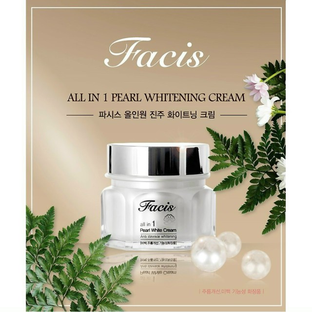 Kem dưỡng trắng da ngọc trai Facis Pearl Whitening Cream