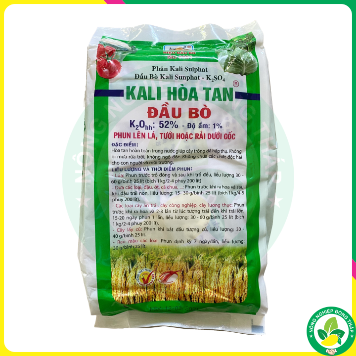 Phân kali hòa tan đầu bò