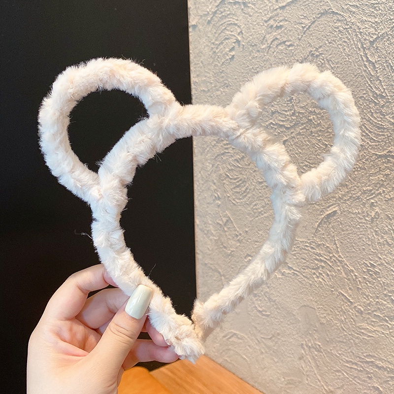 Bờm Tóc Lông Tai Thỏ Gấu Dễ Thương Cute Phong Cách Hàn Quốc