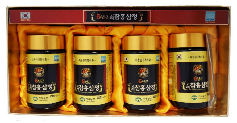 Cao Hồng Sâm Kana Nongsan Hàn Quốc Hộp 4 Lọ