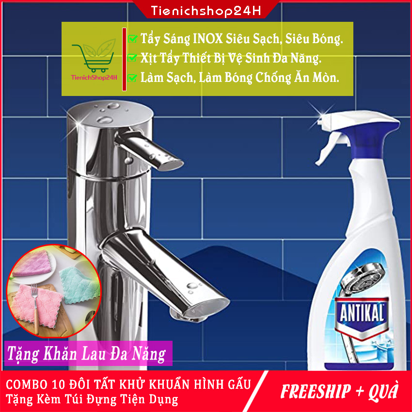 Chai xịt antikal tẩy inox siêu sạch, chống ăn mòn inox - chai xịt antikal nhập khẩu đức - antikal chính hãng đức