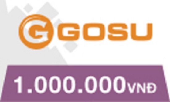 [HCM]Thẻ Game GOSU 1.000.000 VNĐ & PHI CHUYỂN - Thương hiệu Gosu Giá 1,150,000 Đồng*Miễn phí vận chuyển