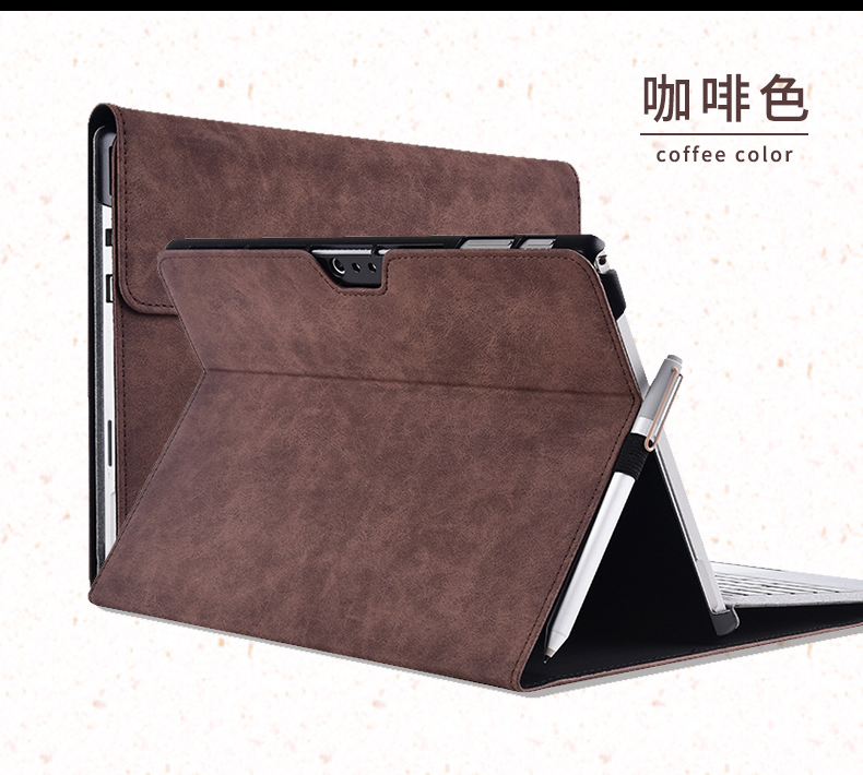 Bao da cao cấp chống va đập, chống xước dành cho surface pro x, pro 4,pro 5,pro 6, pro 7