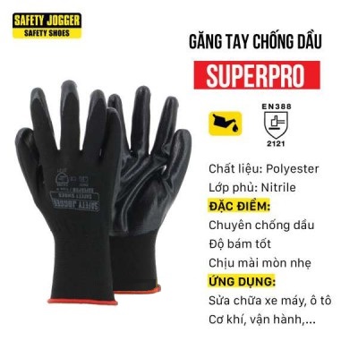 GĂNG TAY CHỐNG CẮT, CHỐNG TĨNH ĐIỆN BẢO VỆ TAY KHI CẦM NẮM NHỮNG VẬT SẮC CẠNH MODEL: SUPERPRO - JOGGER
