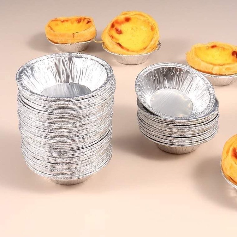 Cốc bạc nướng hàu chén bạc nướng bánh dùng cho nồi chiên bếp nướng sét 50 cái