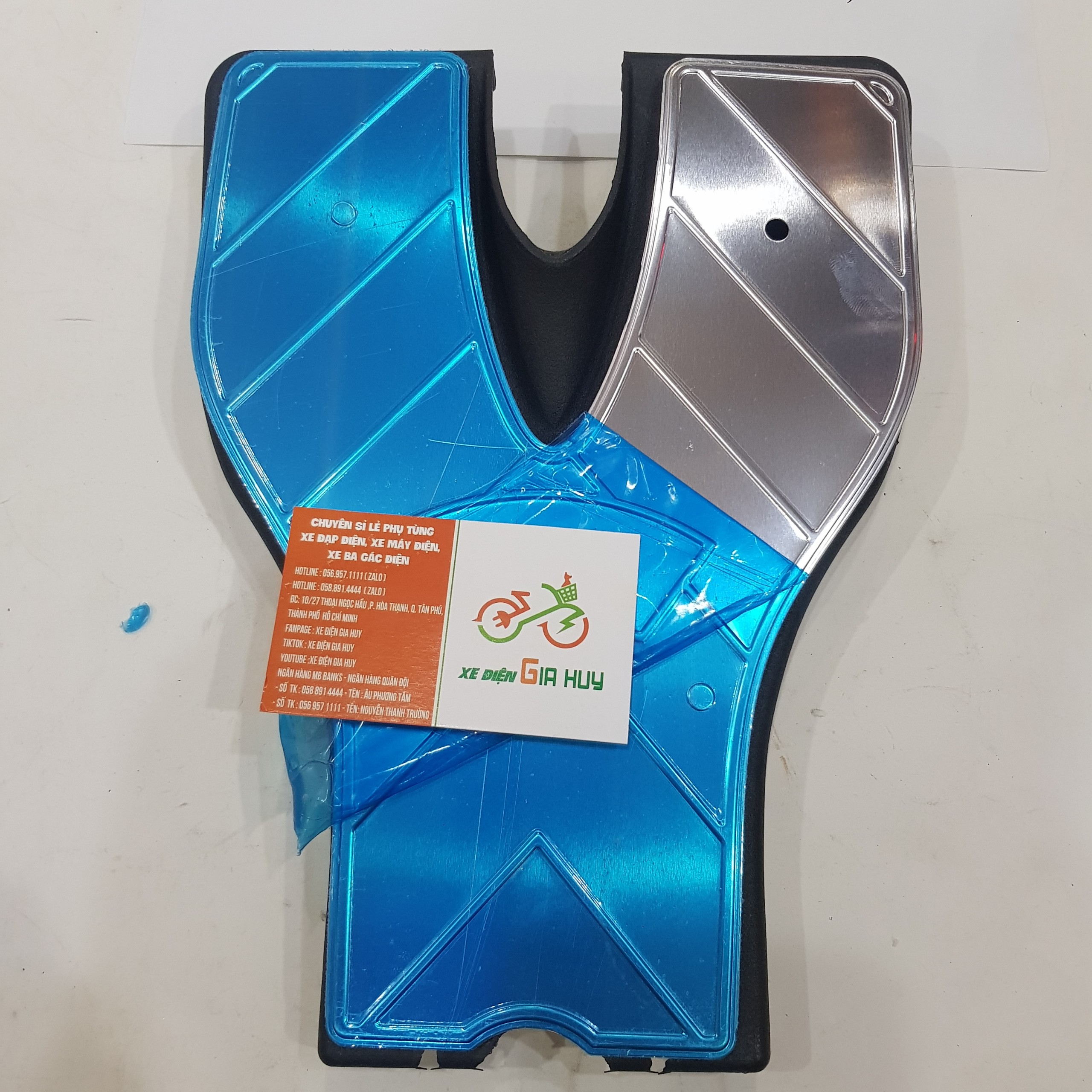 Gác chân trước xe đạp điện hk bike