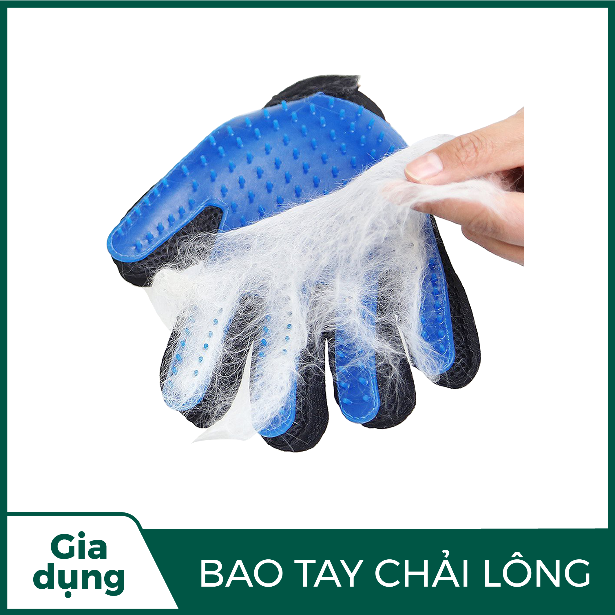 [BIG SALE]Găng tay chải lông rụng chó mèo thay thế lược chải lông siêu tiện lợi
