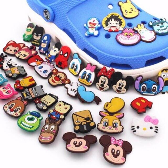 Combo 5 Stick/Stickers/jibbitz Gắn Dép Sục Cute