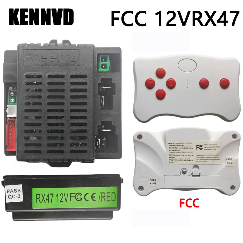 Weelye Fcc Rx47 Trẻ Em Của Xe Điện Phụ Kiện Xe Hơi, Đi Xe Trên Bé Điện Đồ Chơi Xe Hơi 2.4G Bluetooth Điều Khiển Từ Xa Receiver