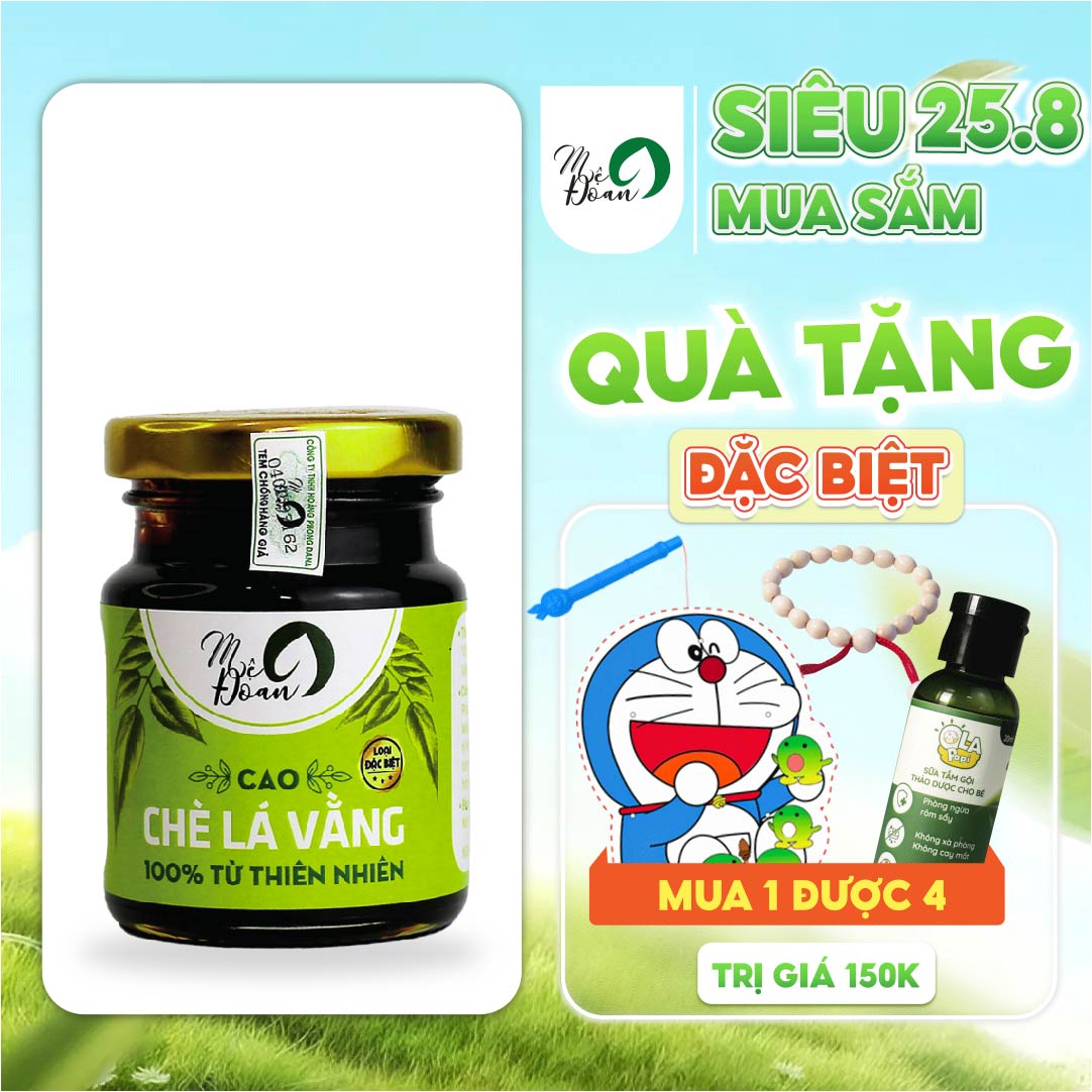 Cao chè vằng lợi sữa Mệ Đoan 100gr, cao chè vằng lợi sữa giảm cân, chè vằng Quảng Trị