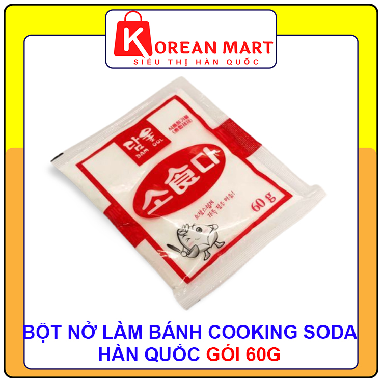 Bột nở Cokking soda nhập khẩu Hàn quốc gói 60g