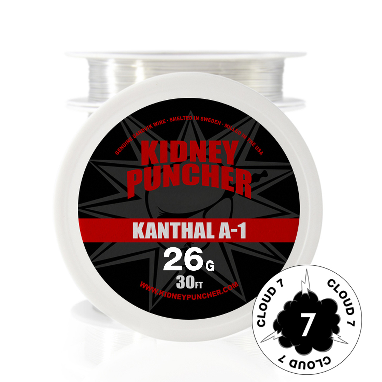 Dây điện trở Kanthal KIDNEY PUNCHER USA 30ft 7m, dây điện trở sinh nhiệt Nichrome80 cao cấp Mỹ , dẫn nhiệt toàn phần, dây điện trở đa chức năng
