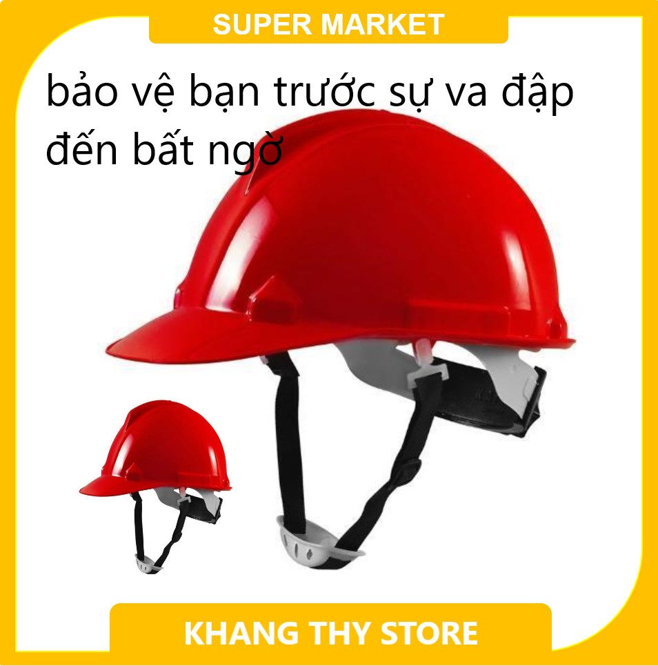 Mũ bảo hộ lao đông thùy dương, có núm vặn an toàn,bảo vệ đầu,bảo vệ an toàn khi ở công trường, +  tặng khăn mặt cao cấp