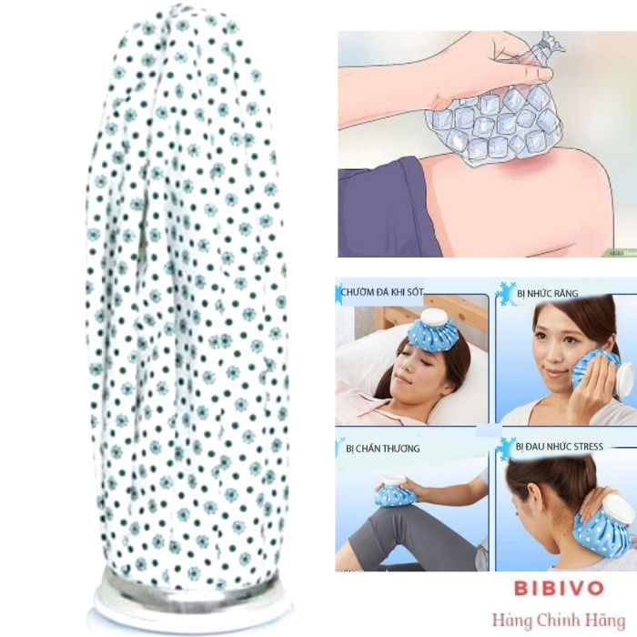 Túi chườm đá lạnh, hỗ trợ giảm trấn thương, size lớn 26 cm, chườm lạnh, túi chườm lạnh, chườm đá, trườm đá - LoKi Home