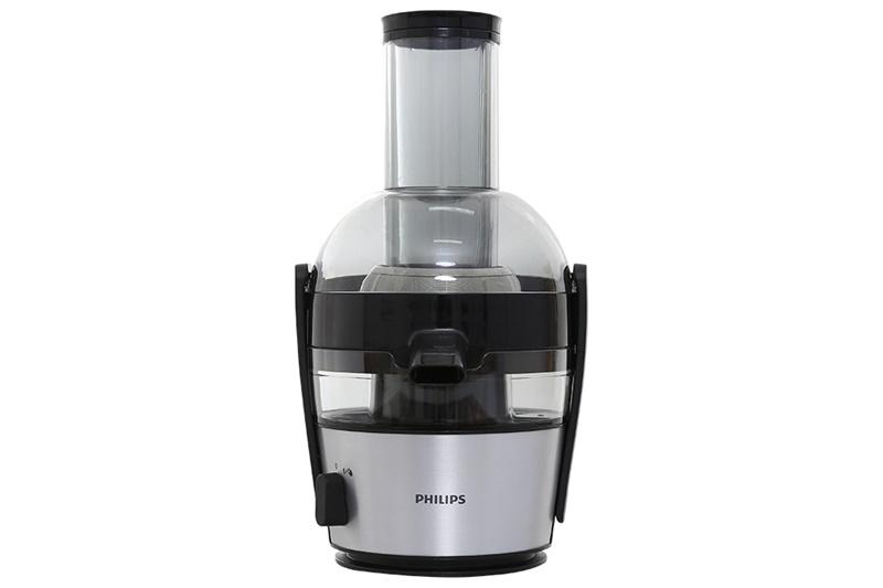 Ống tiếp nguyên liệu lớn dễ ép thực phẩm - Máy ép trái cây Philips HR1863