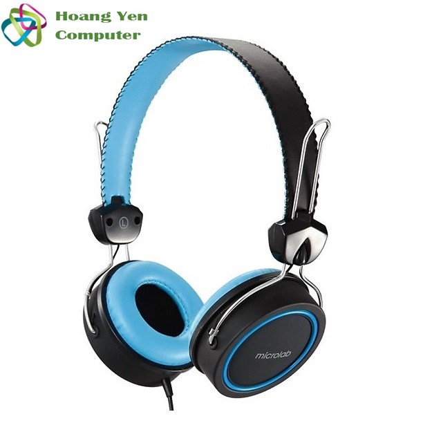 [HCM]Tai Nghe Chụp Tai Microlab K300 Cho Laptop Smartphone - BH 12 Tháng Chính Hãng - Hoàng Yến Computer