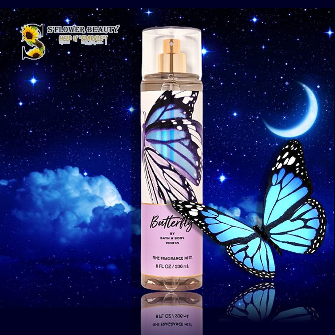 Butterfly | xịt thơm nước hoa lưu hương toàn thân bath & body work fine fragrance mist