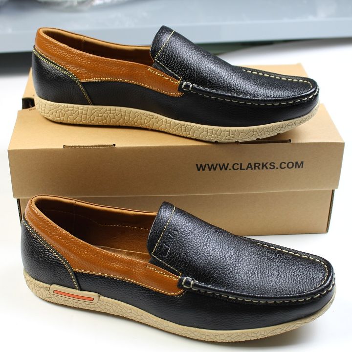 Giày lười da bò nam clarks . giày mọi hàng nhập khẩu thailand