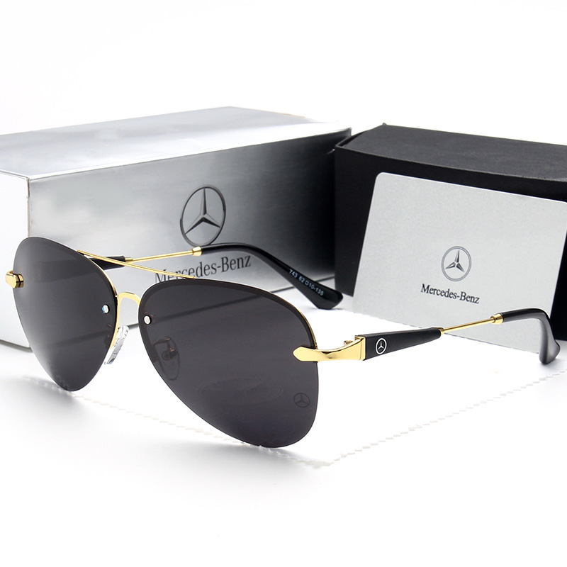 [HCM]KÍNH PHÂN CỰC POLARIZED THƯƠNG HIỆU MERCEDES BENZ 743 CHỐNG TIA UV 400 [TẶNG KÈM HỘP VÀ KHĂN LAU GIÁ TRỊ]