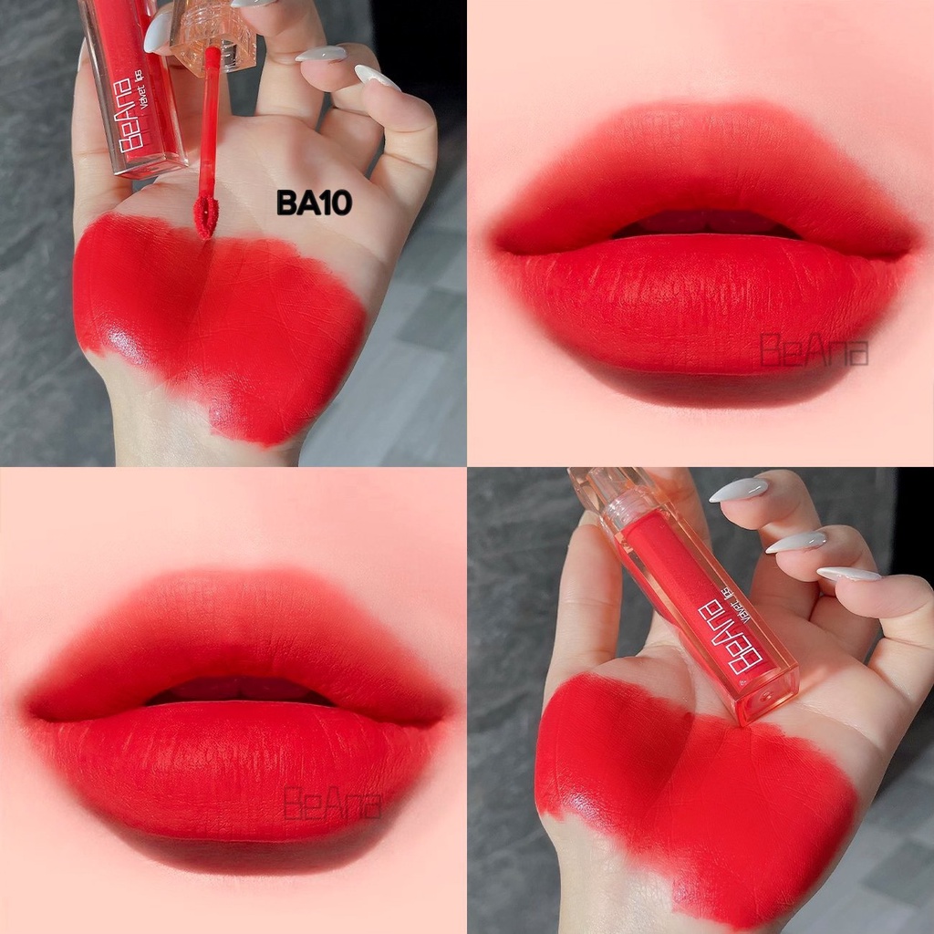 Son beana cao cấp - son kem siêu lì không chì mềm môi công nghệ mới nhất- son b.a ver4