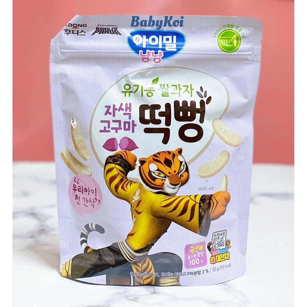 Bánh gạo hữu cơ cho bé ăn dặm ILDONG Hàn Quốc (date 10/2022)