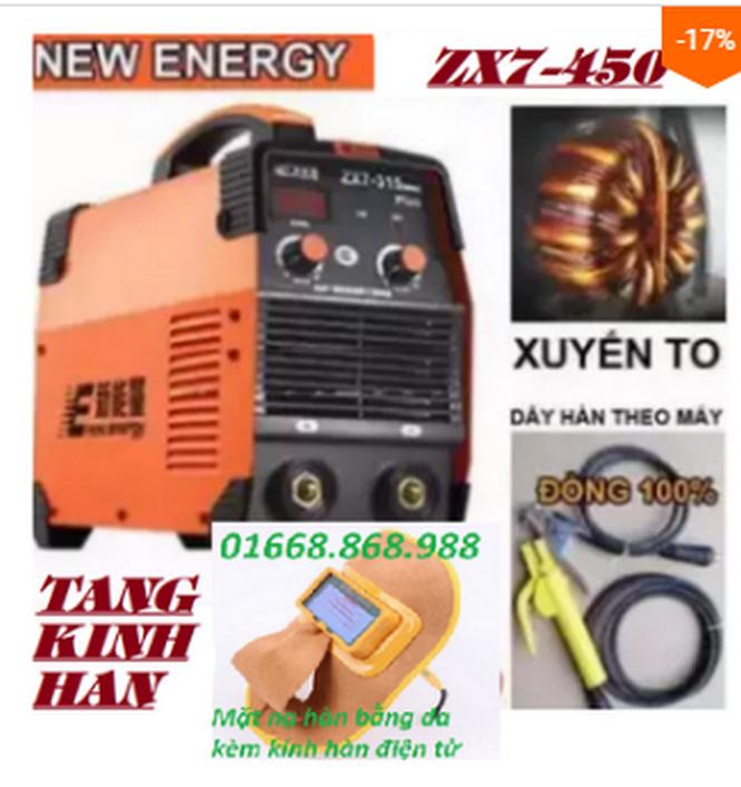 Máy hàn điện tử,máy hàn que máy hàn zx7-450a tặng kính hàn điện tử
