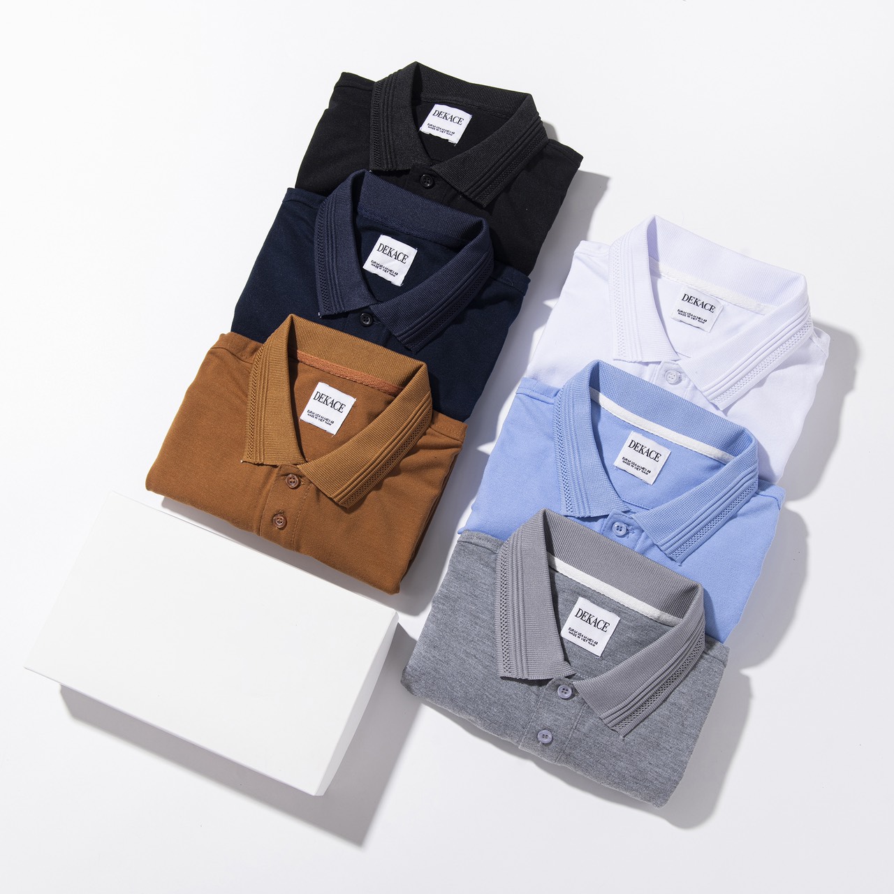 Áo thun polo nam cổ bẻ áo polo nam vải cá sấu cotton poly apl2