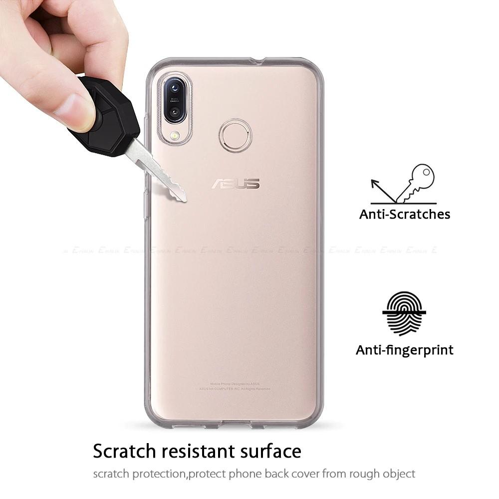 Ốp lưng silicon Asus Zenfone Max M1 trắng trong