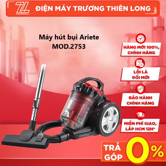 Máy hút bụi ariete mod.2753 - giao toàn quốc