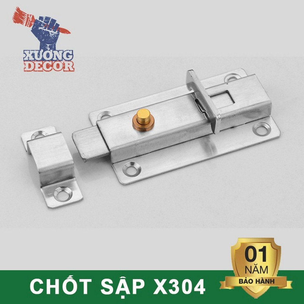[HCM]Chốt Cửa Inox 304 Cao Cấp