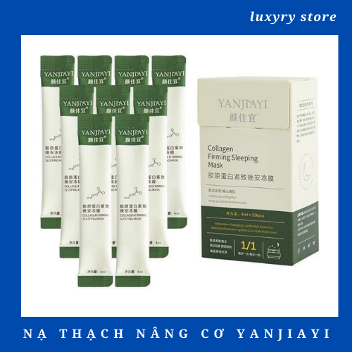 Mặt nạ ngủ thạch Collagen Bioaqua giúp nâng cơ mặt bổ sung collagen