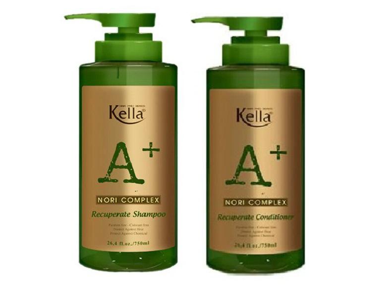 Dầu gội xả phục hồi tóc kella nori 750mlx2