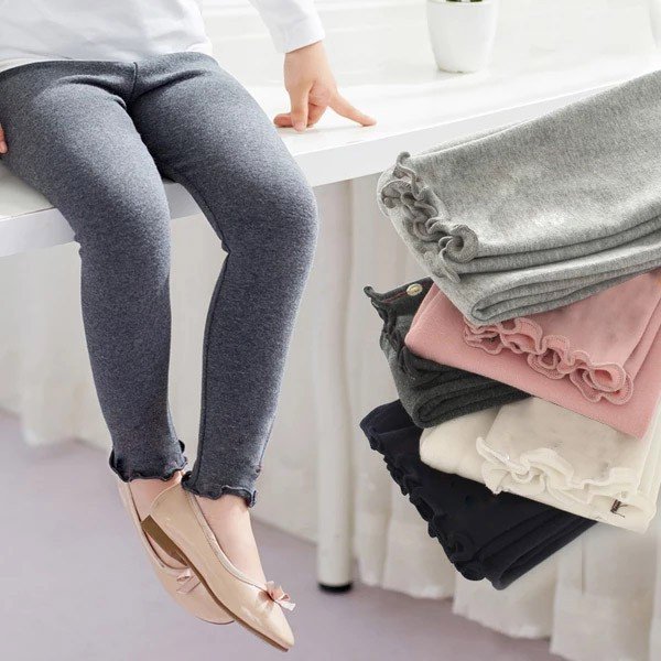 Quần dài legging cho bé gái dáng ôm gọn QATE147