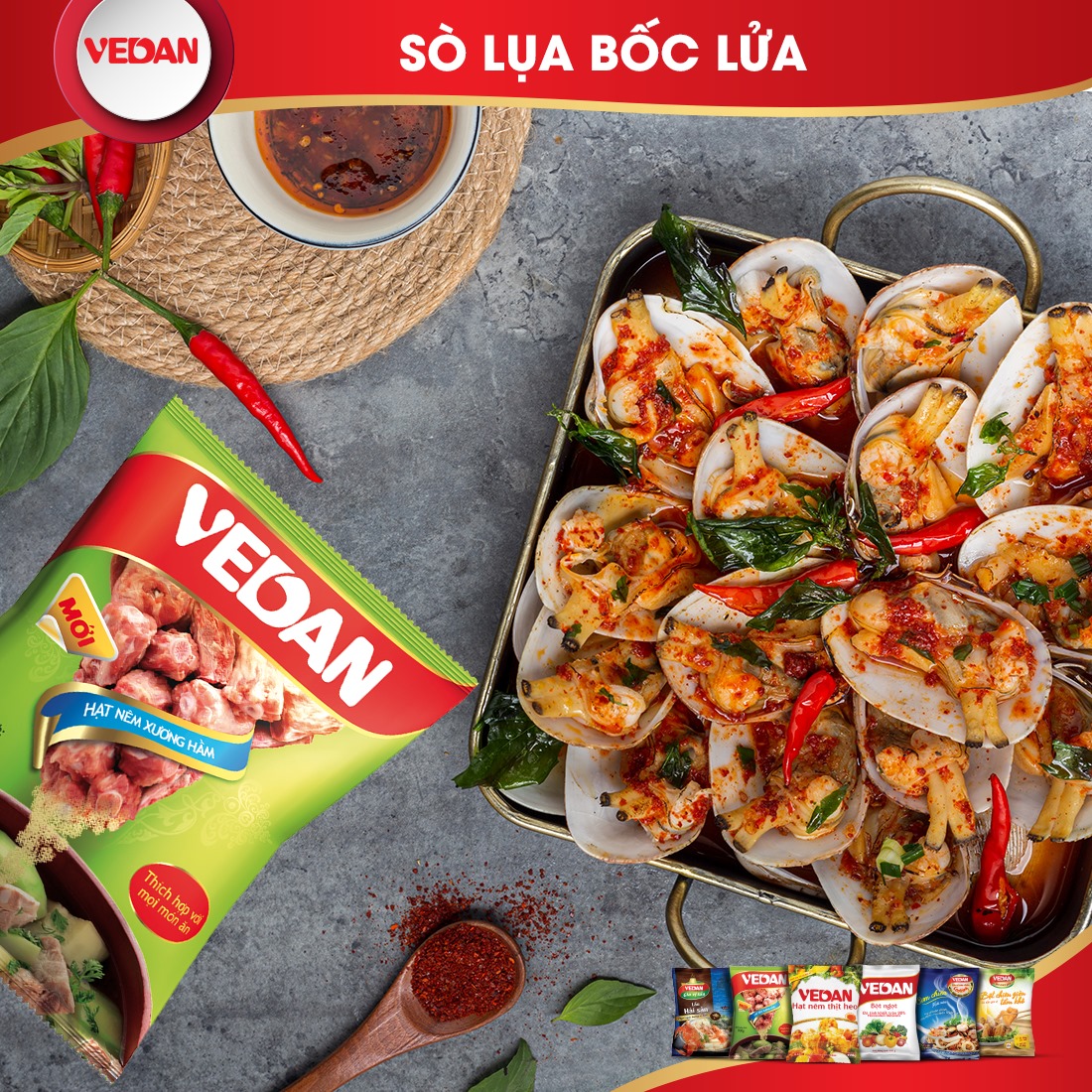 Hạt nêm xương hầm Vedan 900g