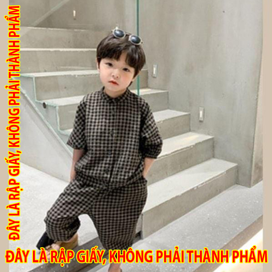 Rập giấy u0102 - bộ sơmi hiphop - size nhỏ