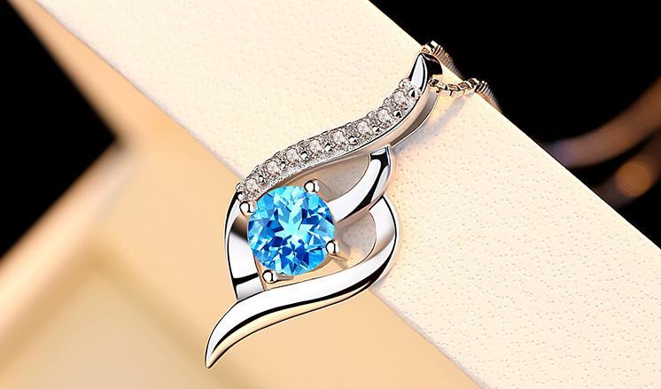 Dây chuyền bạc nữ mới nhất-hk0020