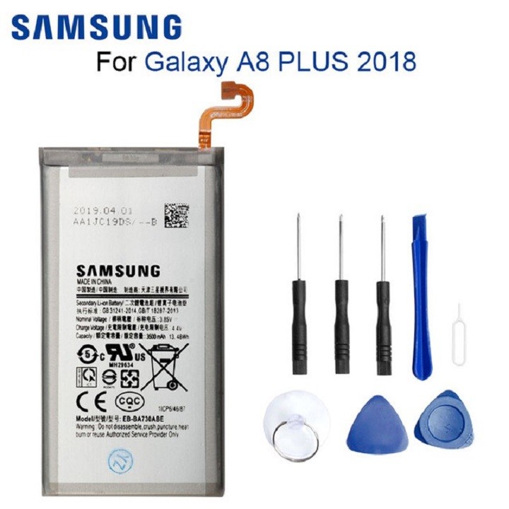 Pin samsung a8 plus 2018 a730 chính hãng linh kiện thay thế tháo máy