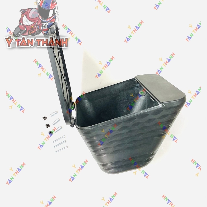 Rổ Nhựa Có Nắp Cho Xe Wave Lớn,Wave Nhỏ