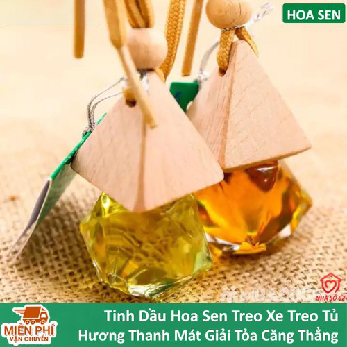 Tinh dầu hoa sen treo xe 10 ml