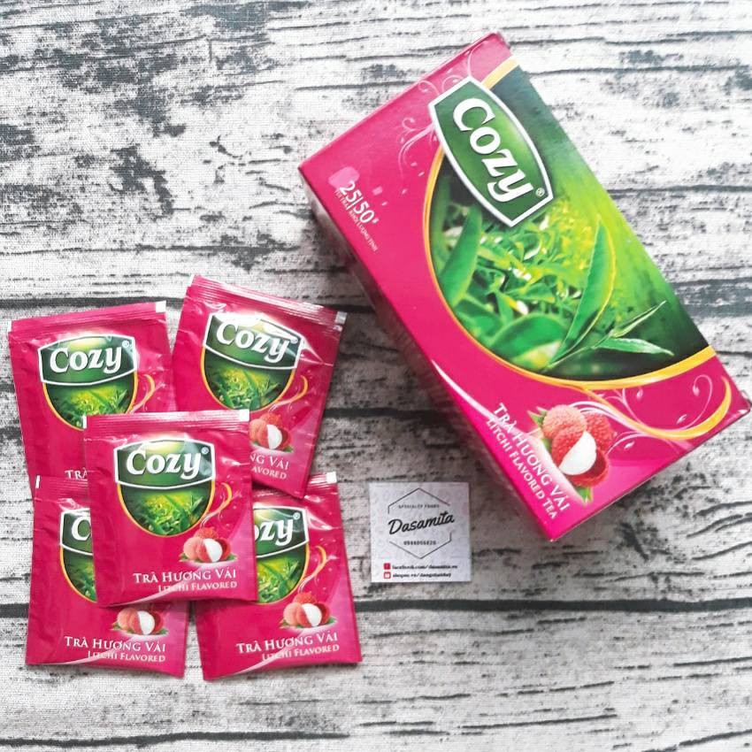 Trà Cozy Vải túi lọc