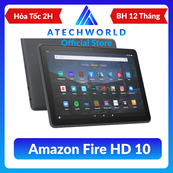 Máy tính bảng amazon fire hd 10 2021 11th 3gb ram - hàng chính hãng - có xuất vat