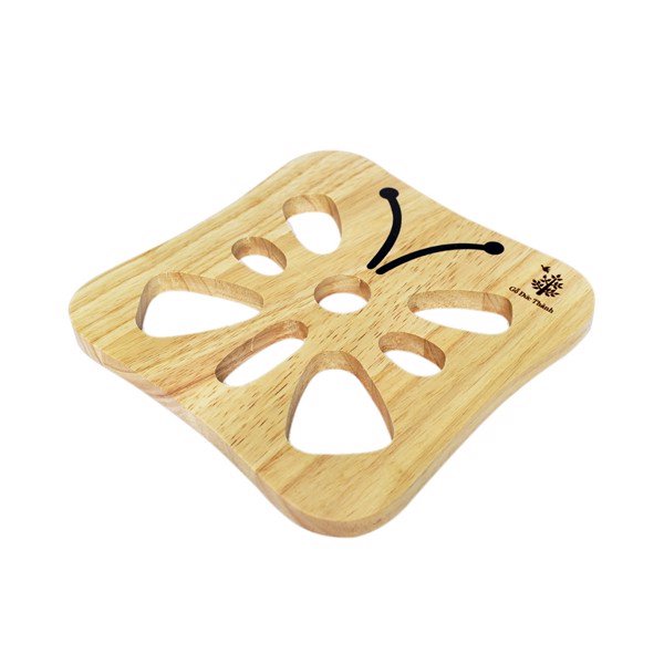 Rế hình Bướm |MiMiva Shop_ Gỗ Đức Thành - 09721, Kích thước:18 x 18 x 1.2 cm