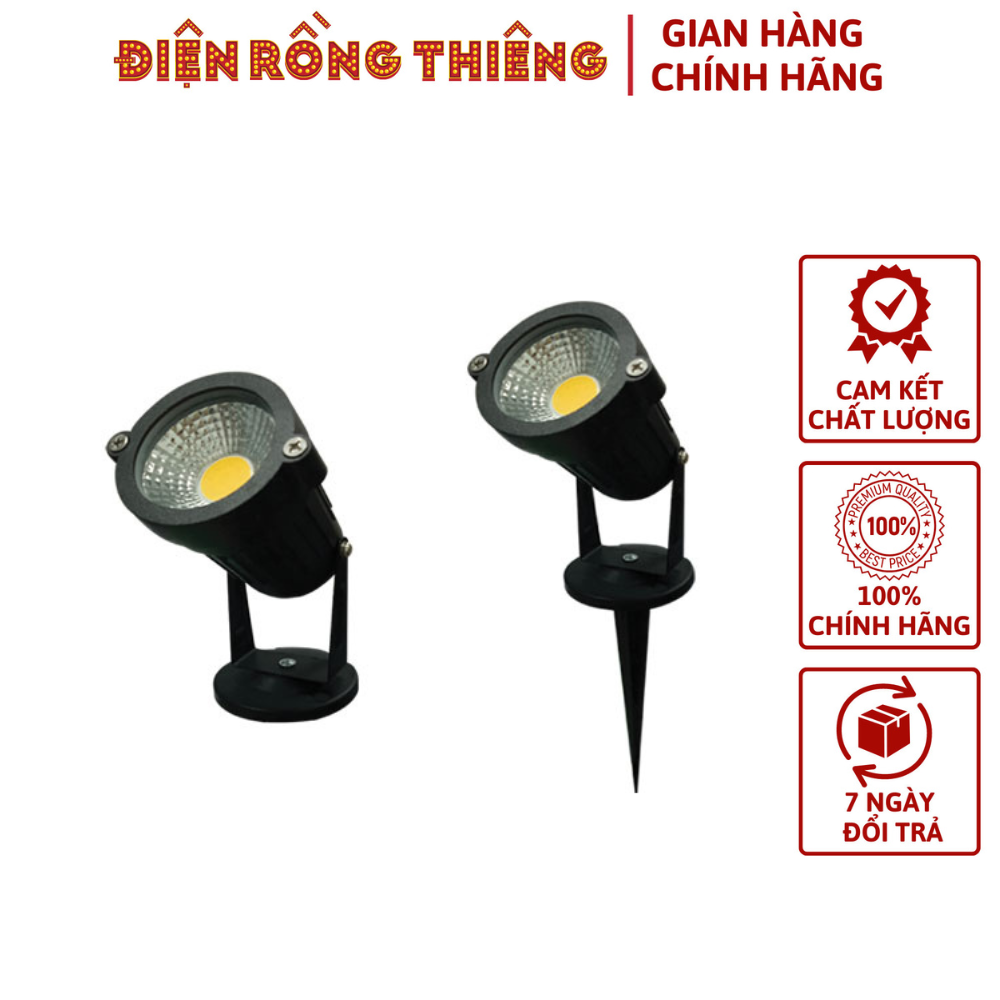 Đèn rọi tranh , rọi cây - đèn rọi tiểu cảnh sân vườn led 5w