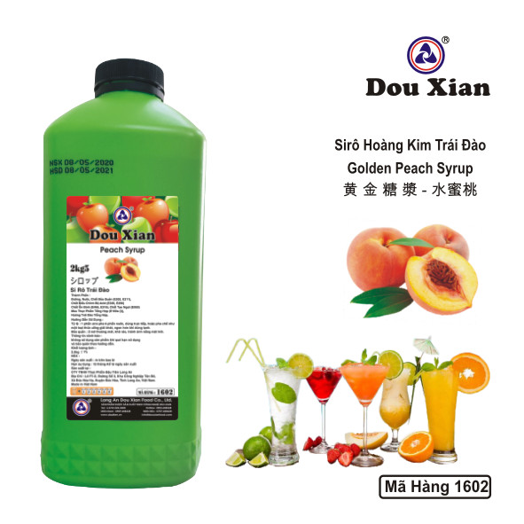 Siro Hoàng Kim Đào Dou Xian 2,5kg
